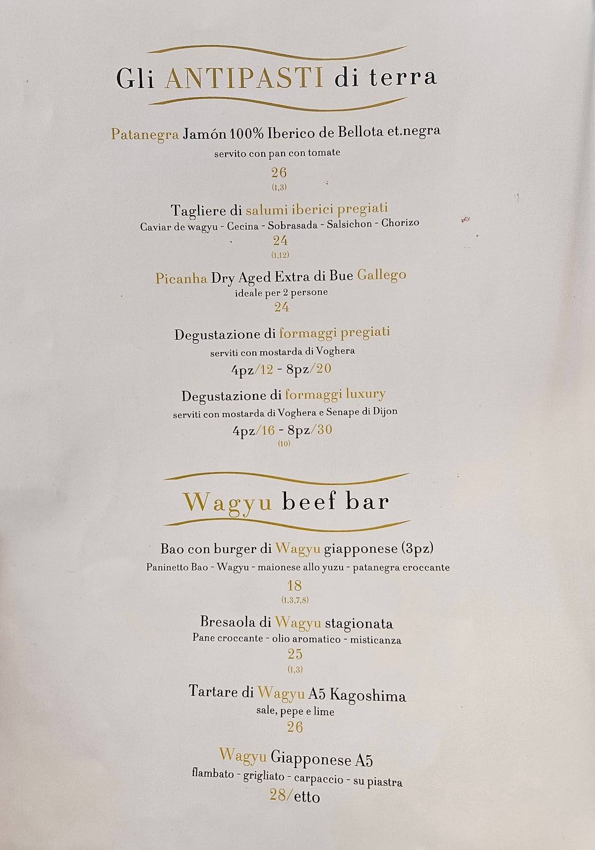 Menu di La Dogana Lecce - Bistrò 