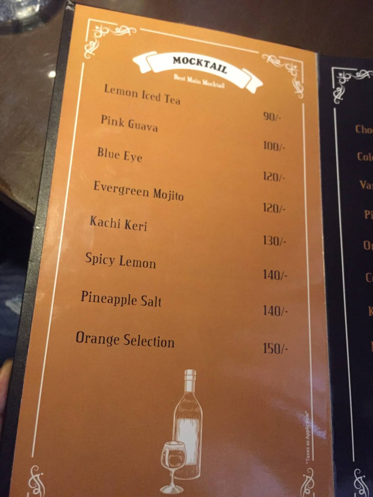 La' Dude Cafe & Resto menu