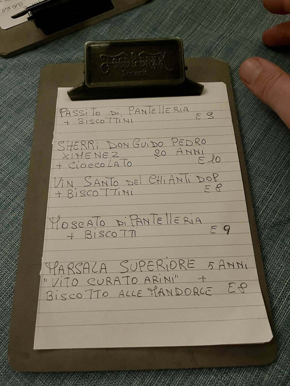 Menu di La Lanterna 