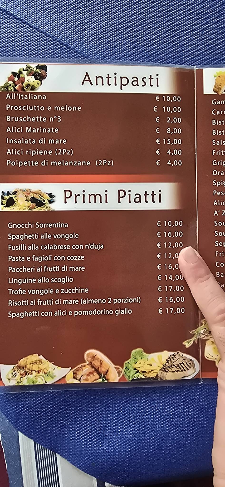Menu di La Locanda Di Zio Rocco 