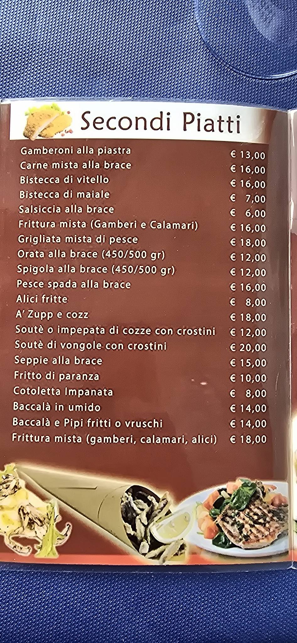 Menu di La Locanda Di Zio Rocco 