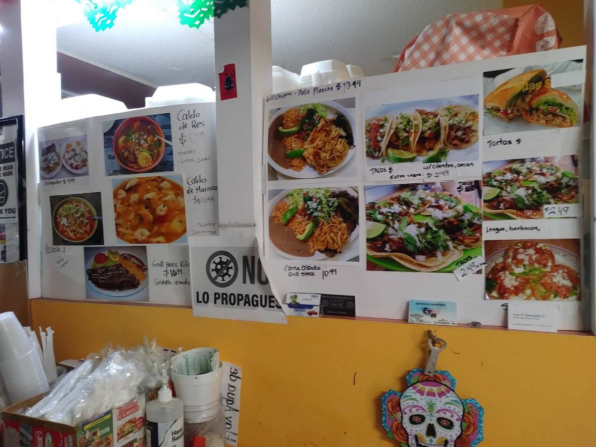 Menu at La Paisita Market Inc restaurant, New Port Richey