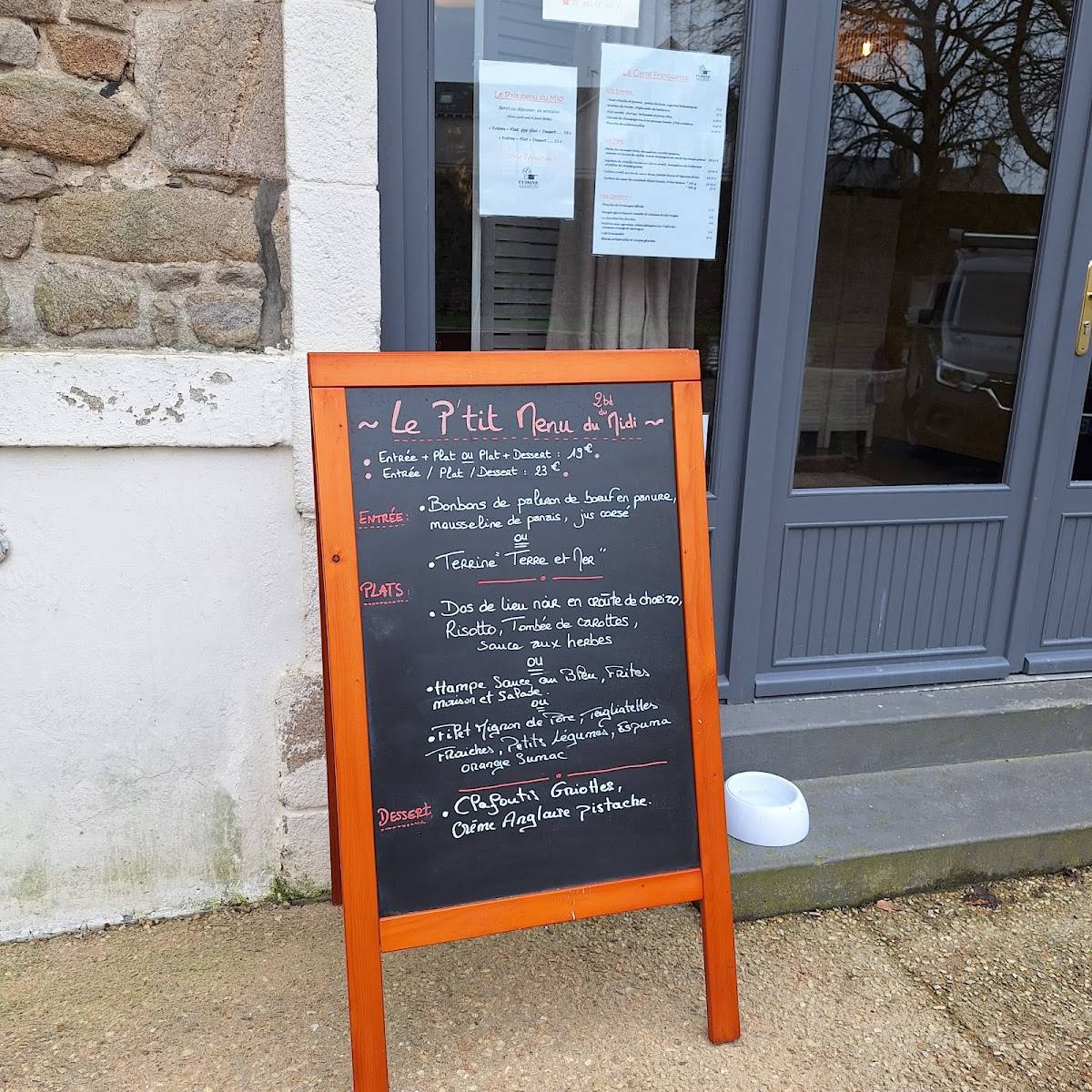 Menu de La P'tite Franquette