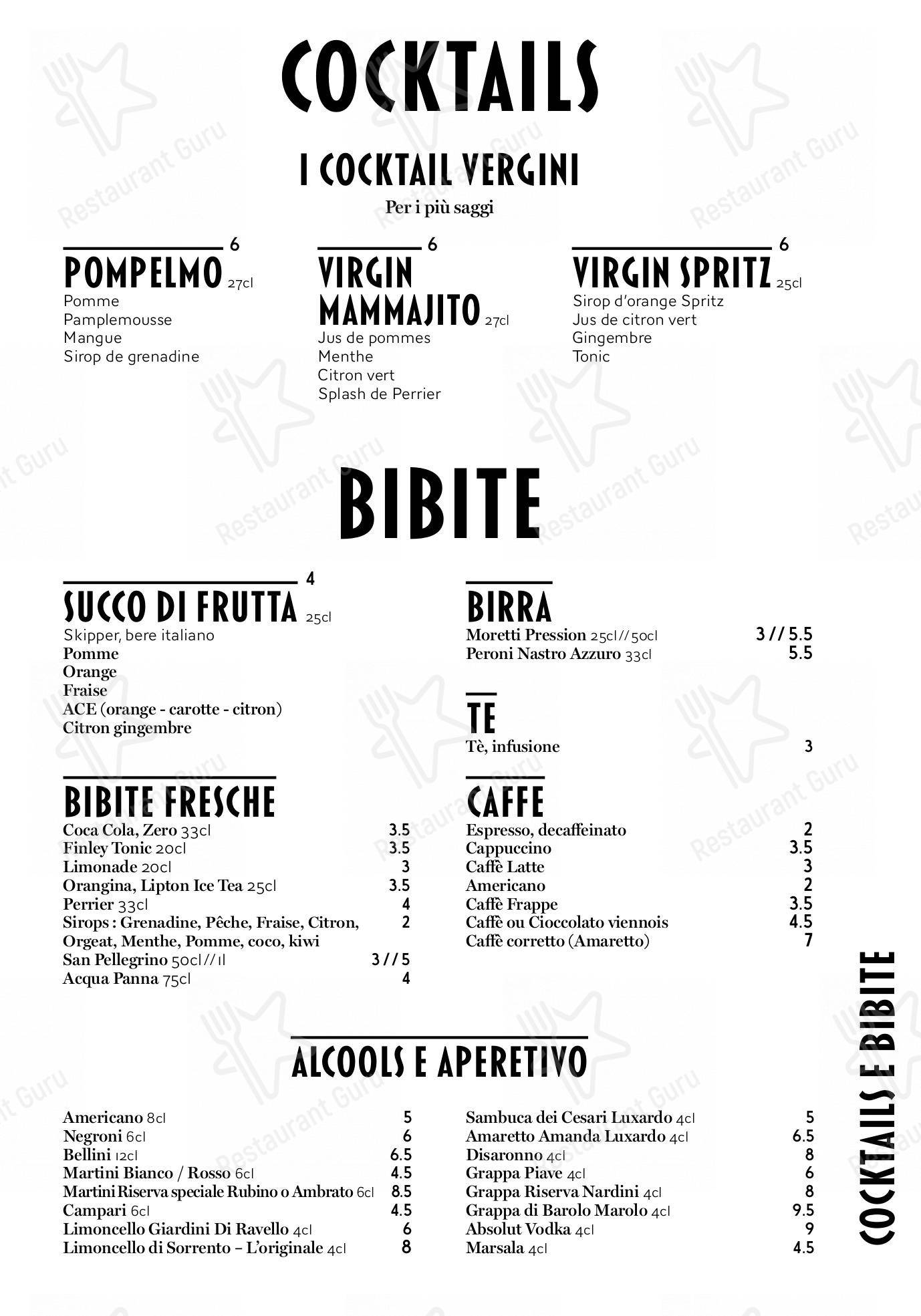 Carlotta - Le Clan des Mamma, Pizzas & Cocktails - La Rochelle dans La Rochelle - Крафт меню
