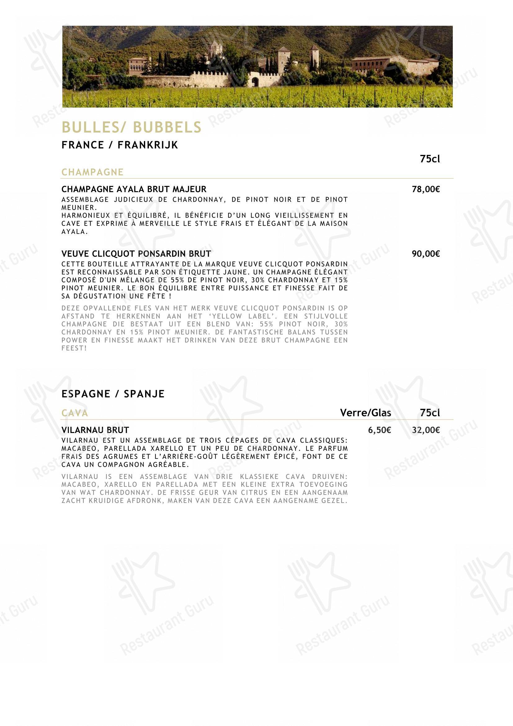 Menu pour Le Vert de Pommier - Крафт меню