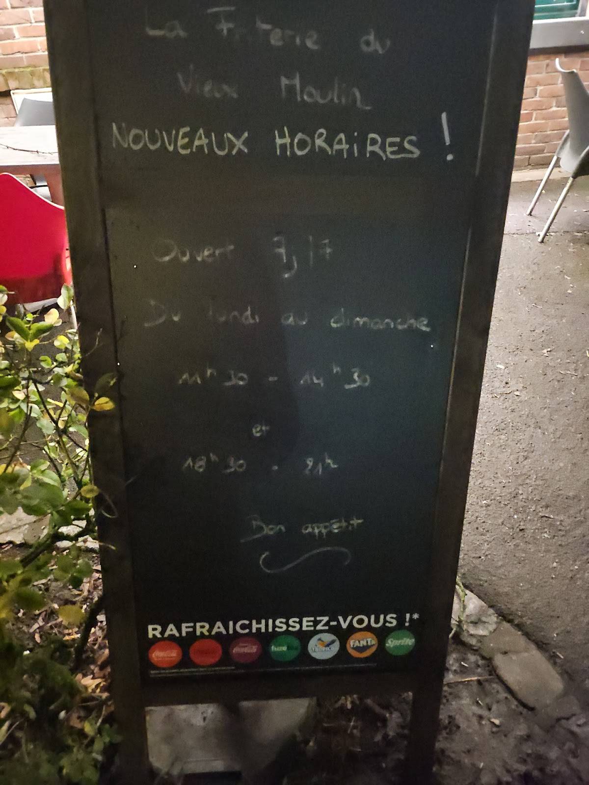 Menu de Le Vieux Moulin