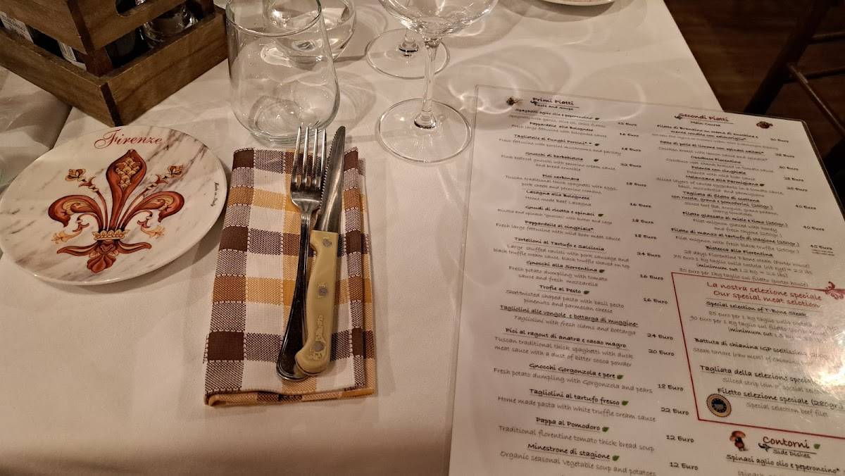 Menu di Lo Scudo 