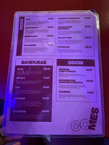 Loa Restô cardápio