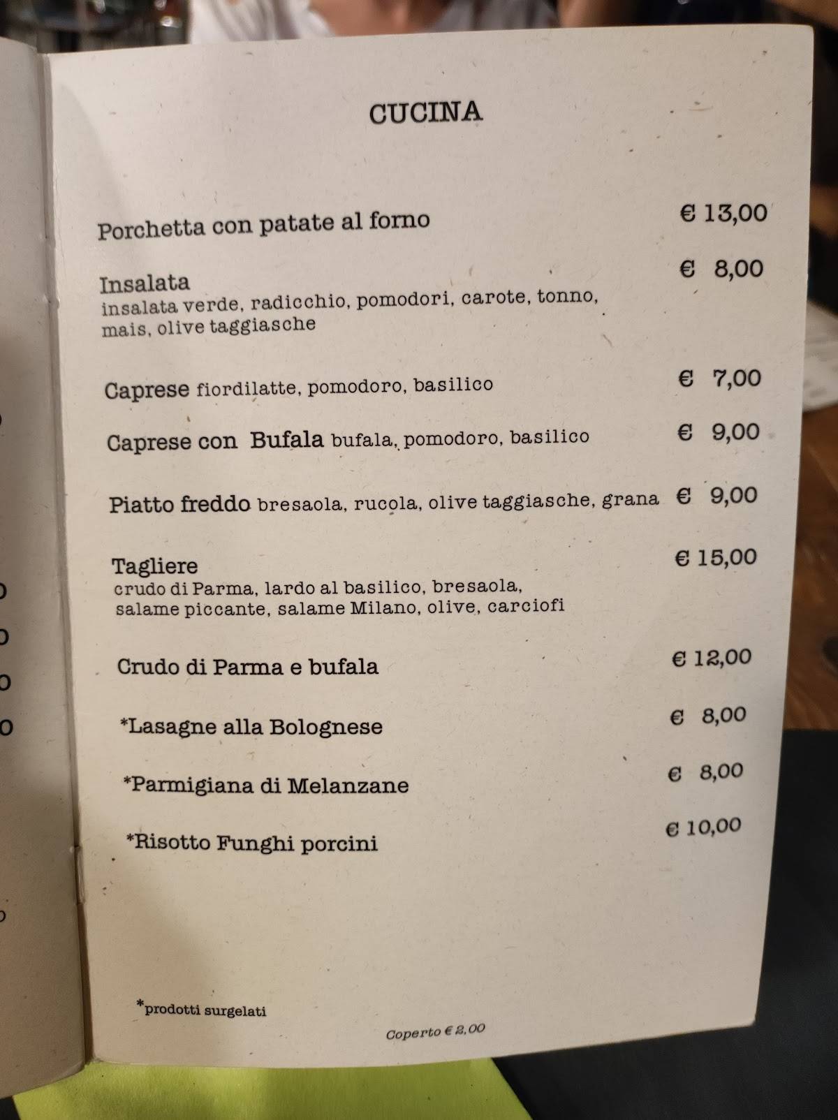 Menu di Workshop 