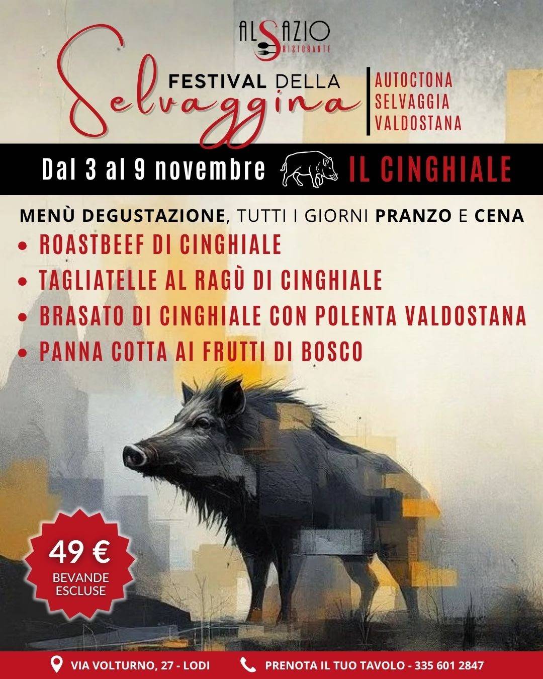 Menu di AL SAZIO Ristorante 