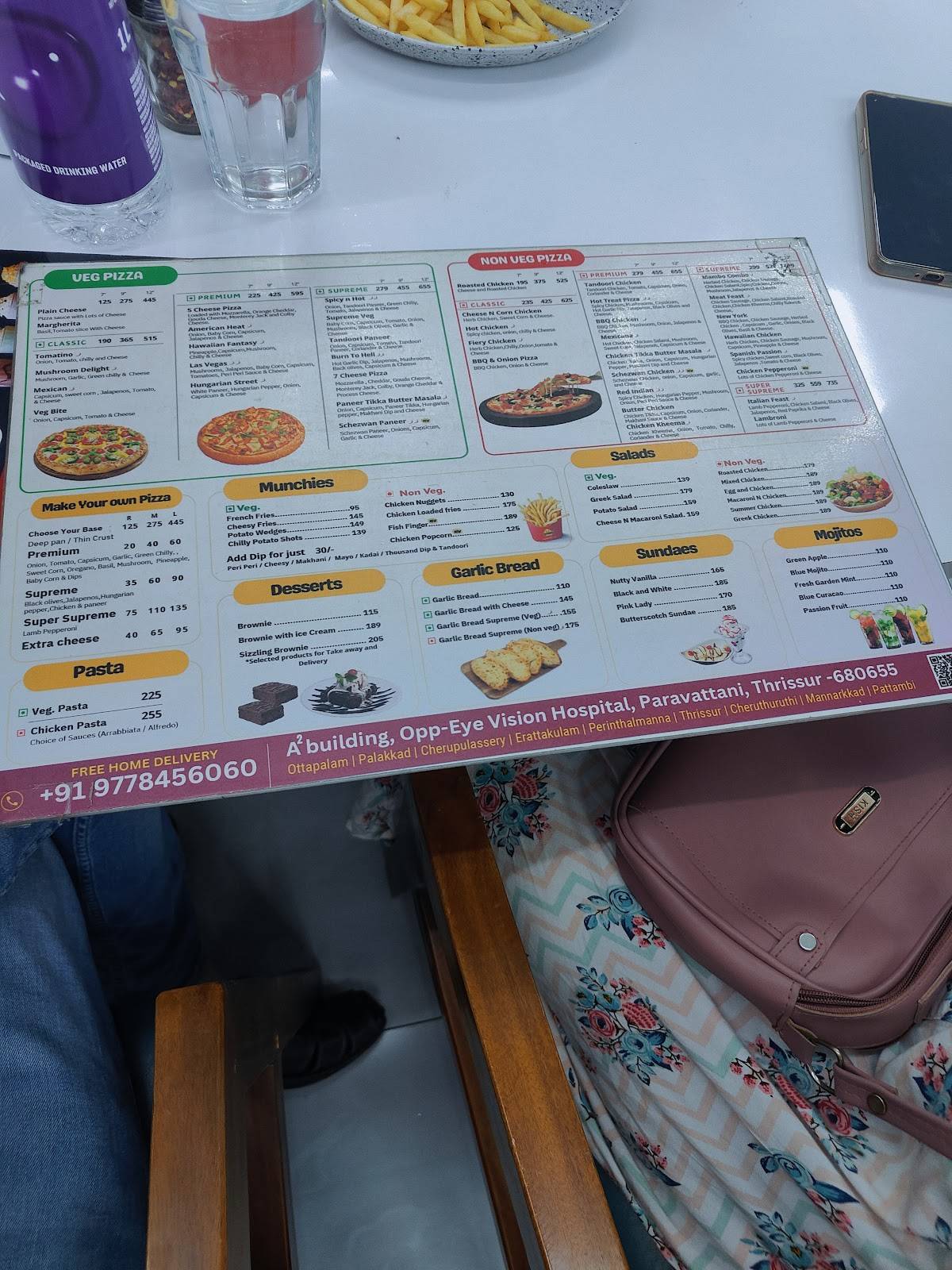 Looco's Pizza Thrissur Paravattani menu