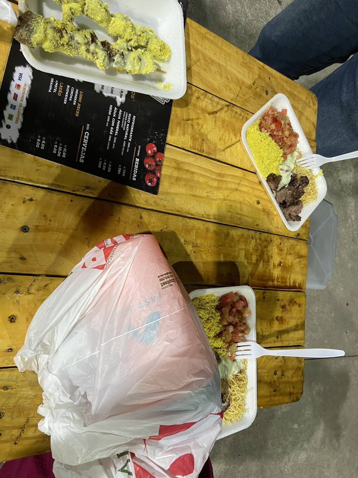 Los Papas Churrasquinho cardápio