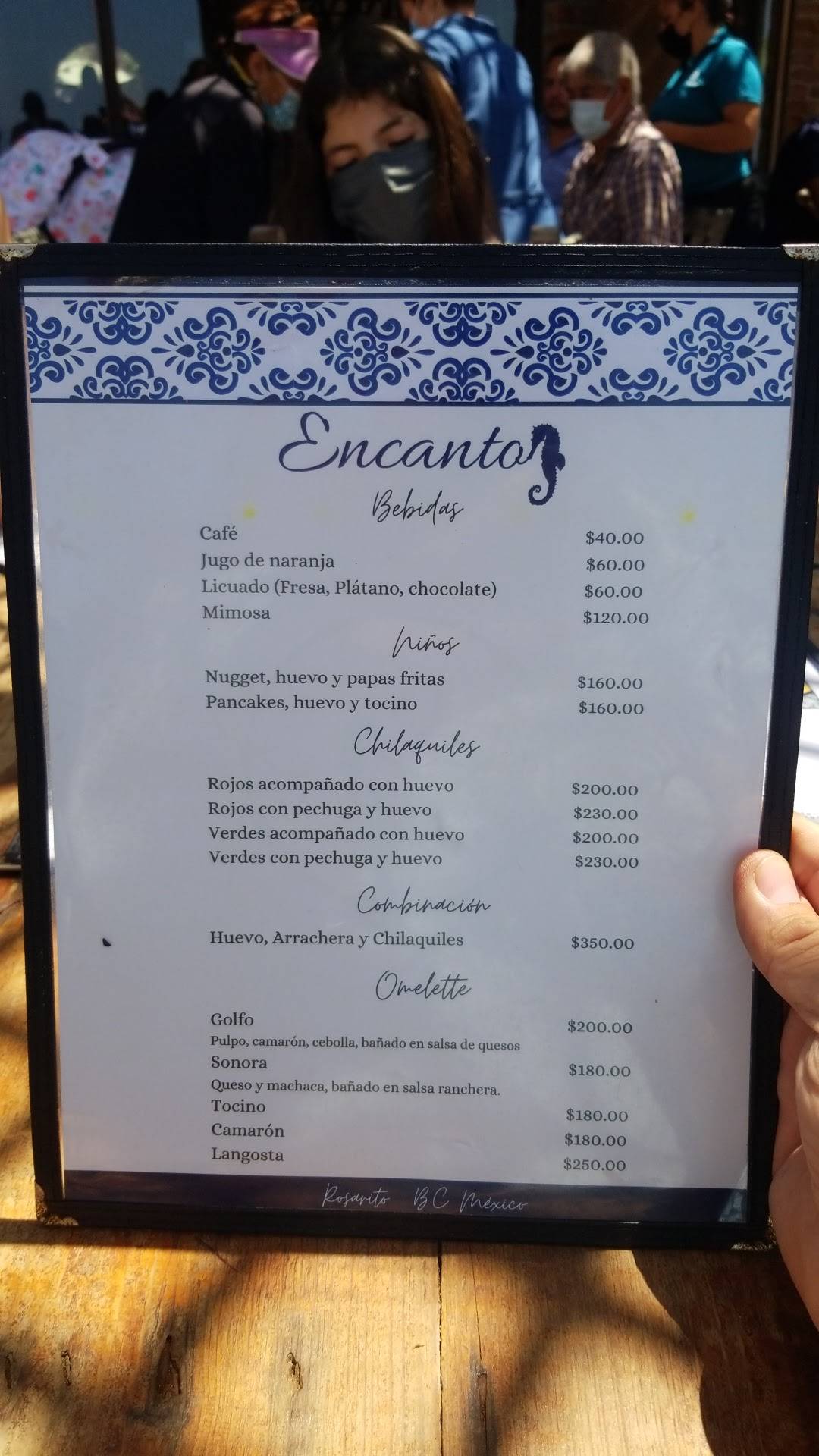 Carta Del Restaurante Los Portales Del Garca, Mexico