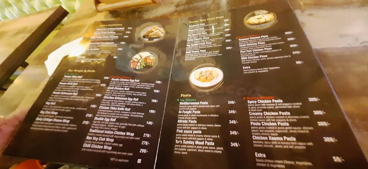 The Chocolate Room menu