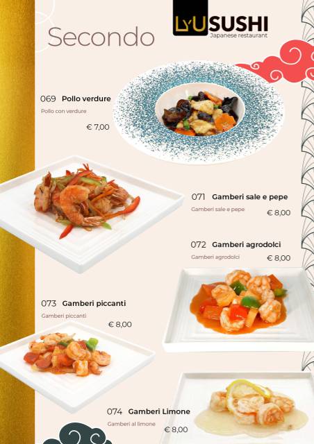 Menu di LyU Sushi Experience 