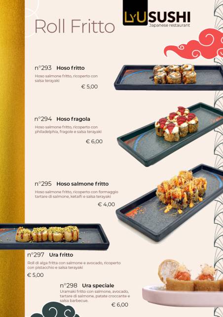 Menu di LyU Sushi Experience 