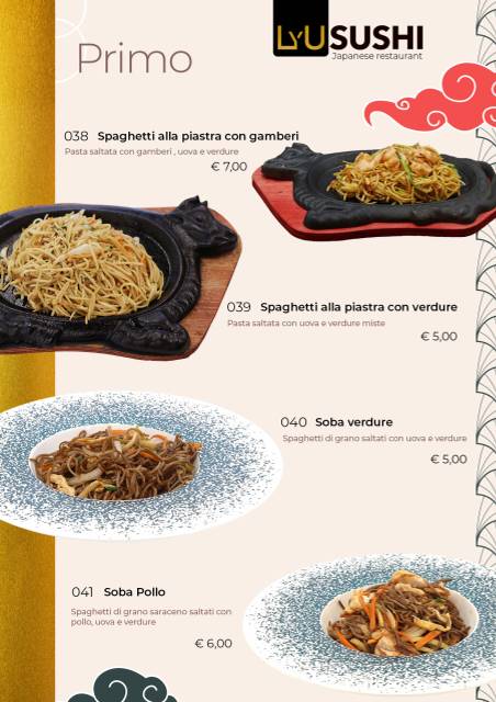 Menu di LyU Sushi Experience 