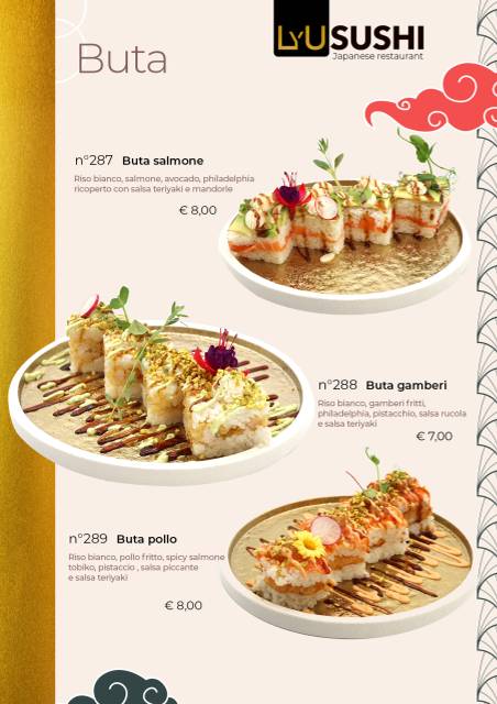 Menu di LyU Sushi Experience 