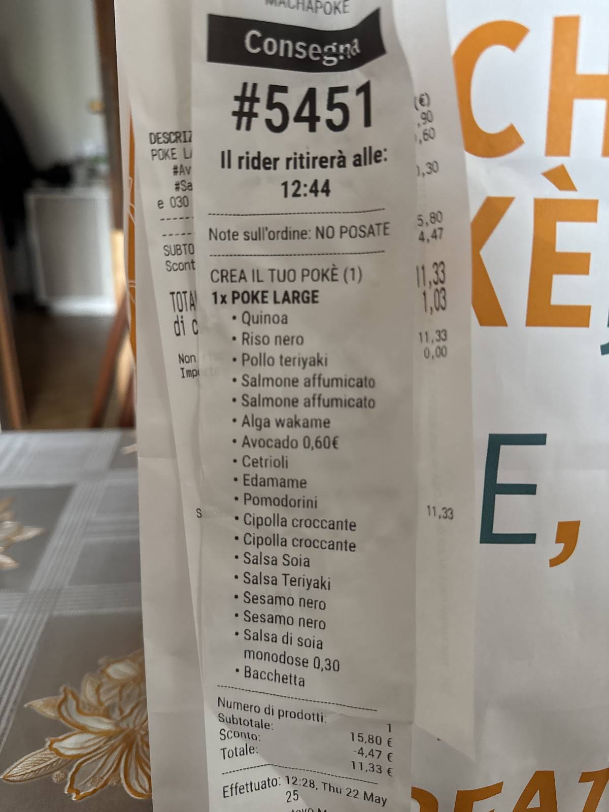 Menu di Macha Pokè Vignate 