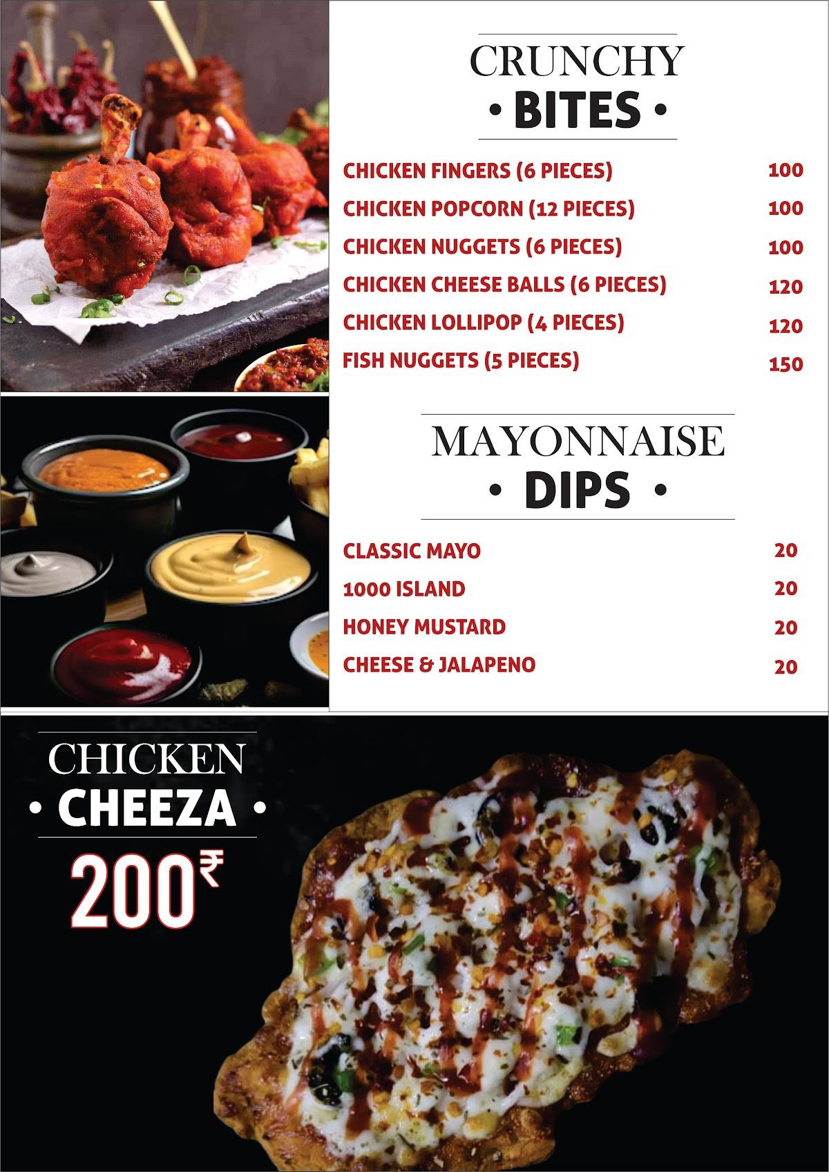 CAFE MIZAAN menu