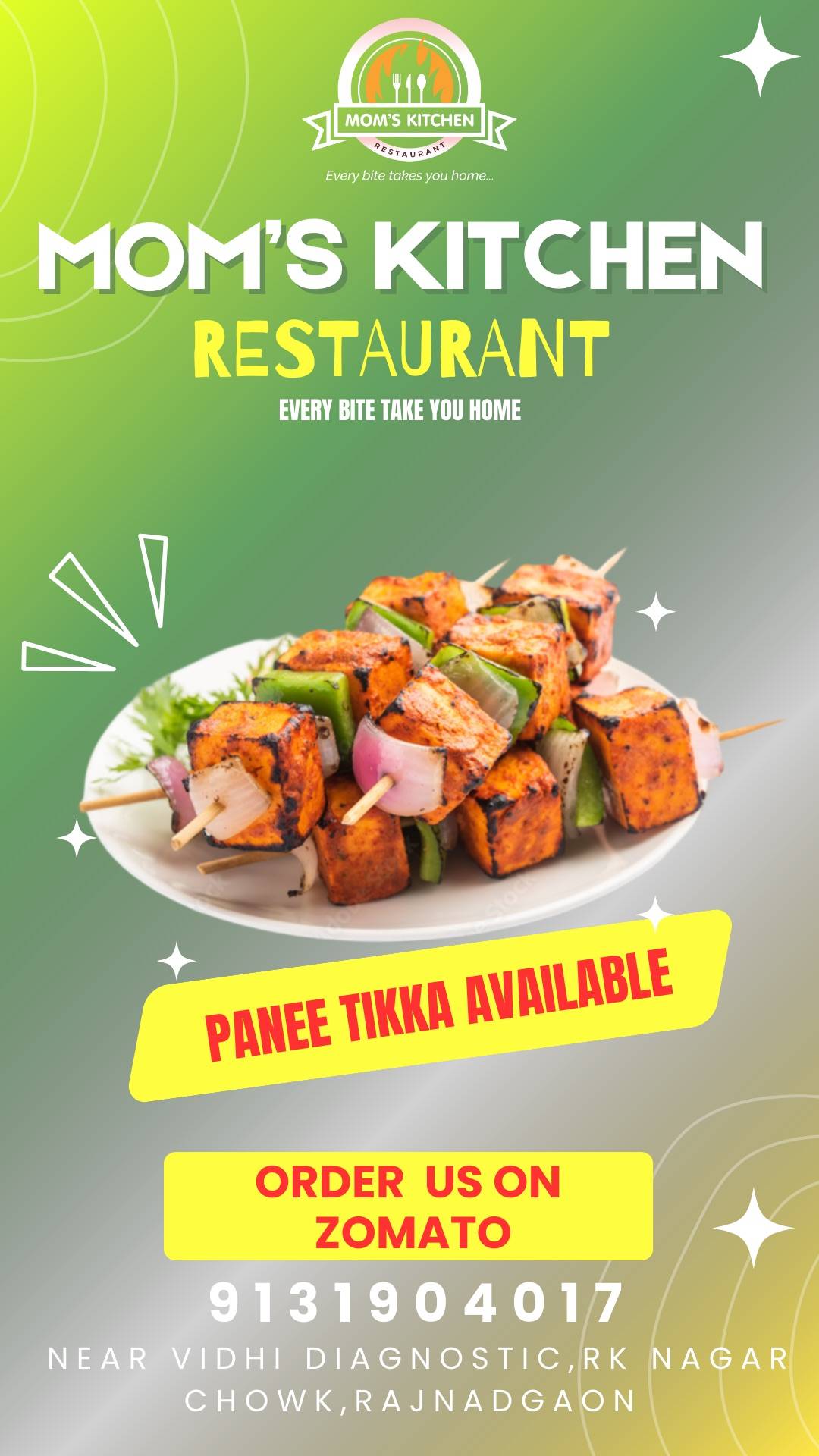 MOM’S KITCHEN RESTAURANT menu