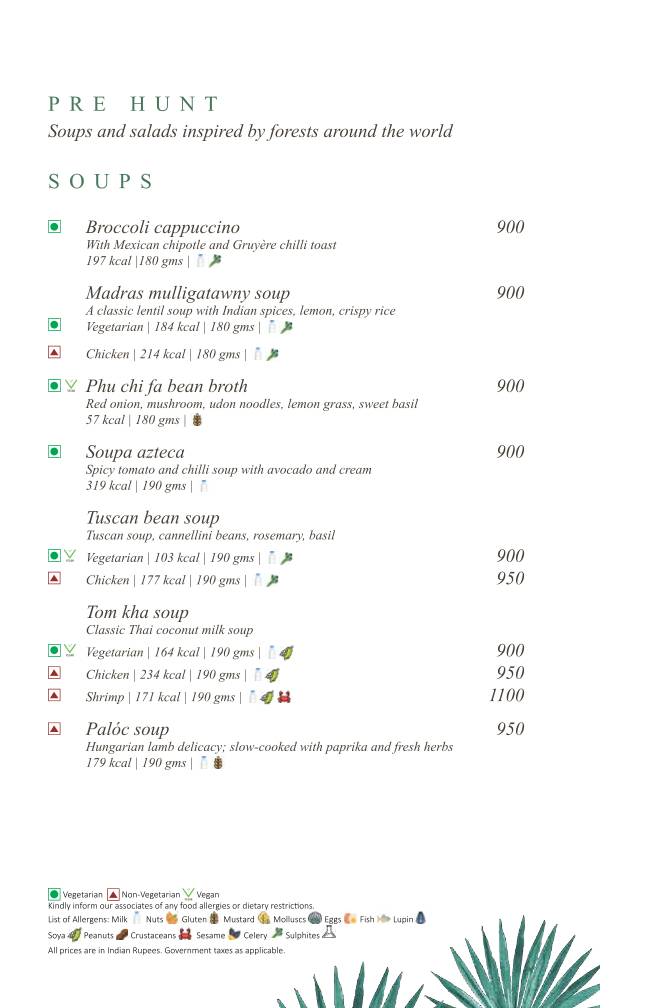 Machan menu