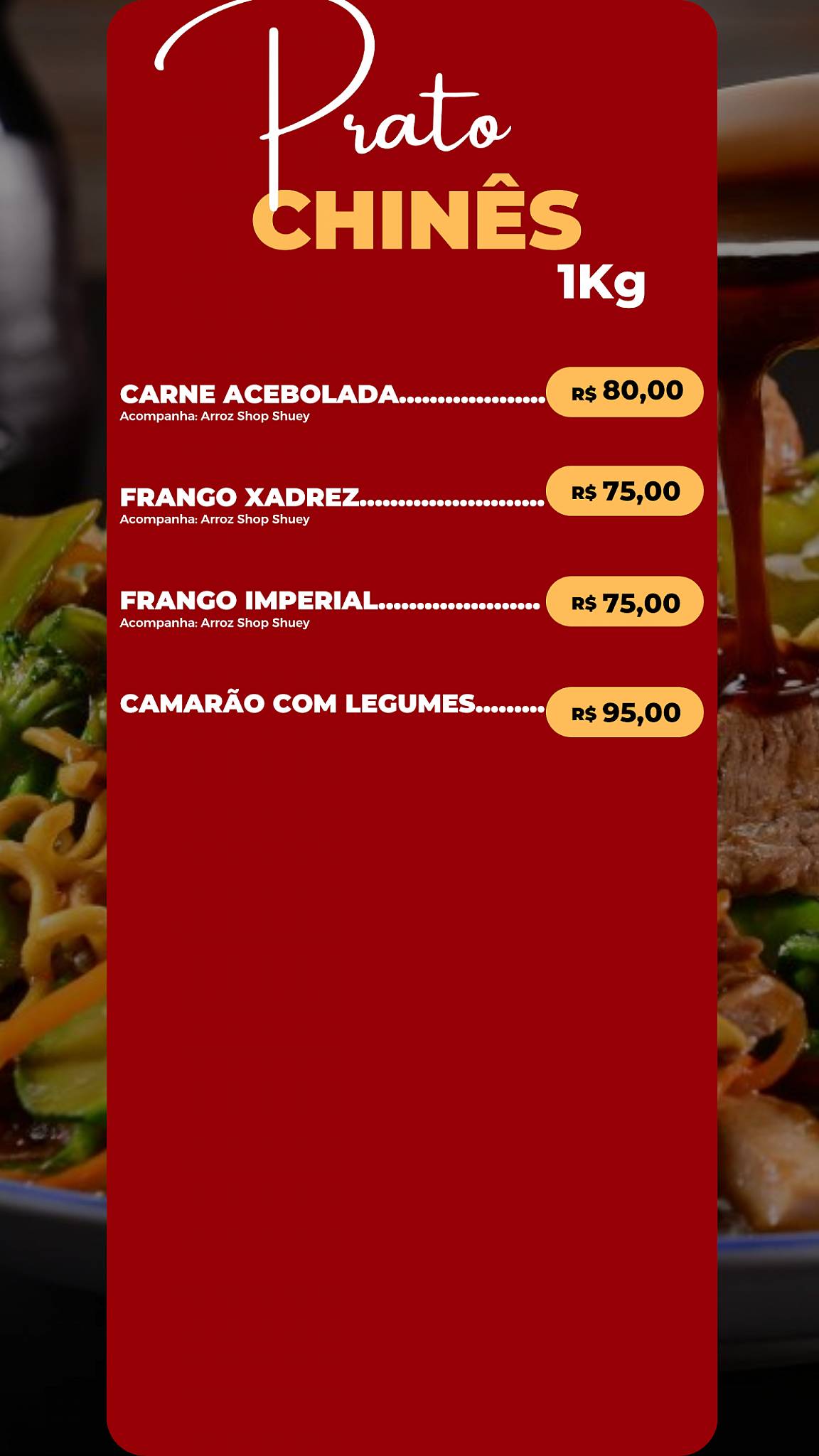 MakySoba cardápio