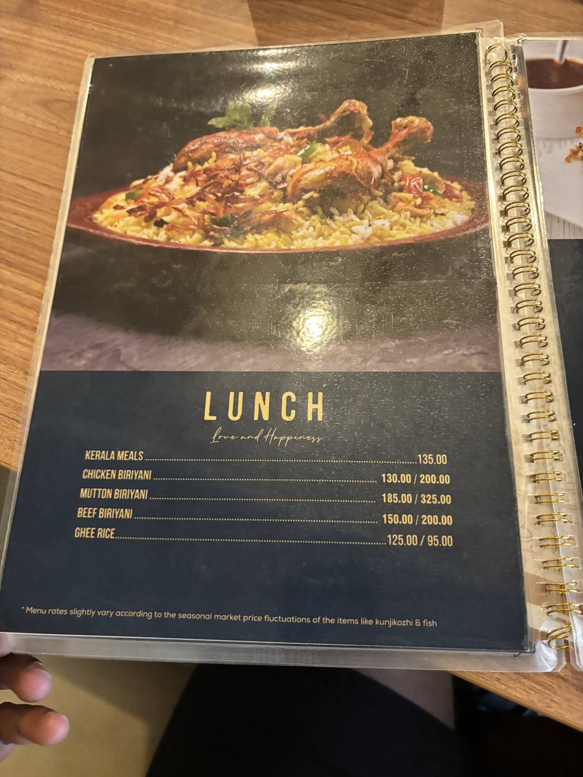 Airlines Celestial Family Restaurant menu