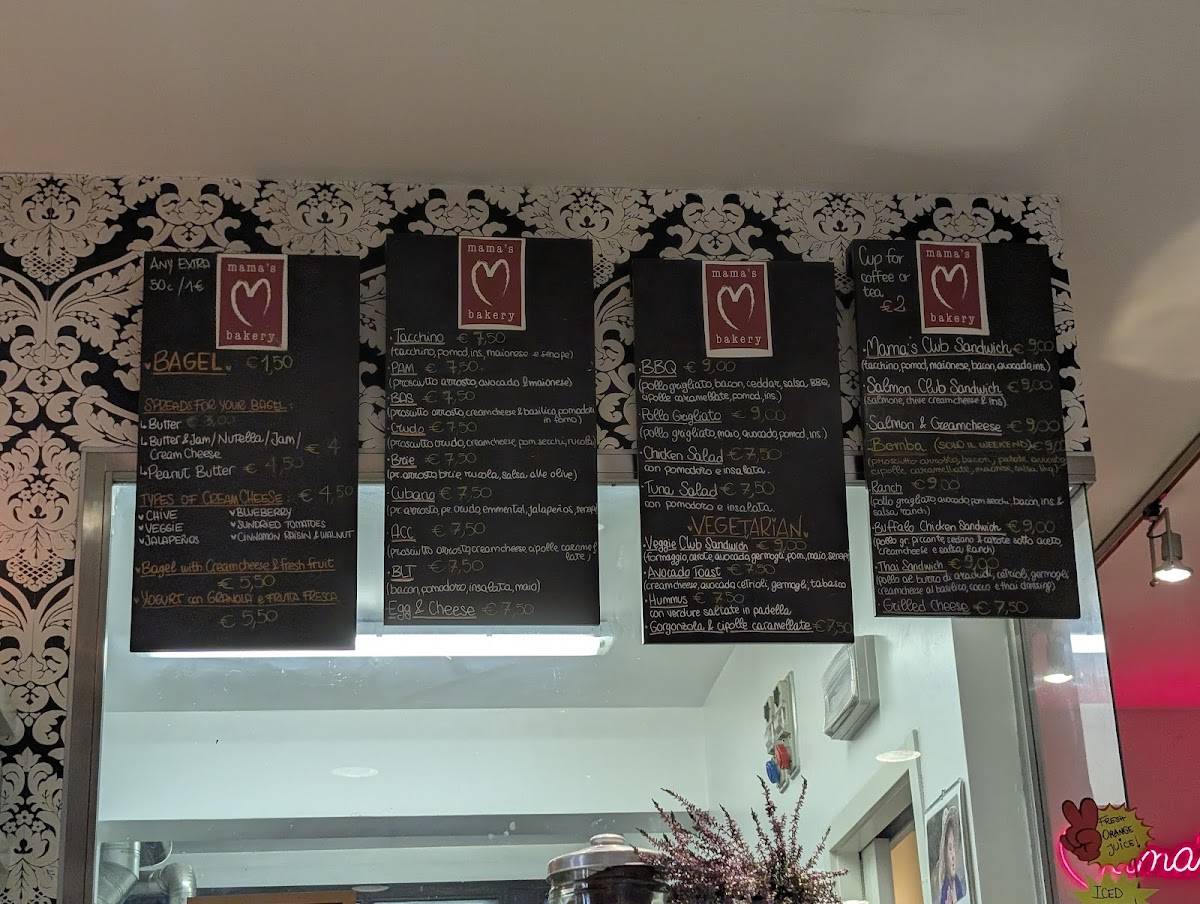 Menu di Mama's Bakery 