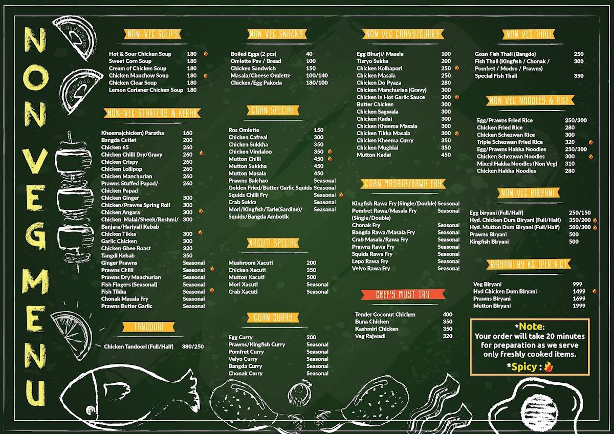 Mamma's Corner - Multi-Cuisine Restaurant menu