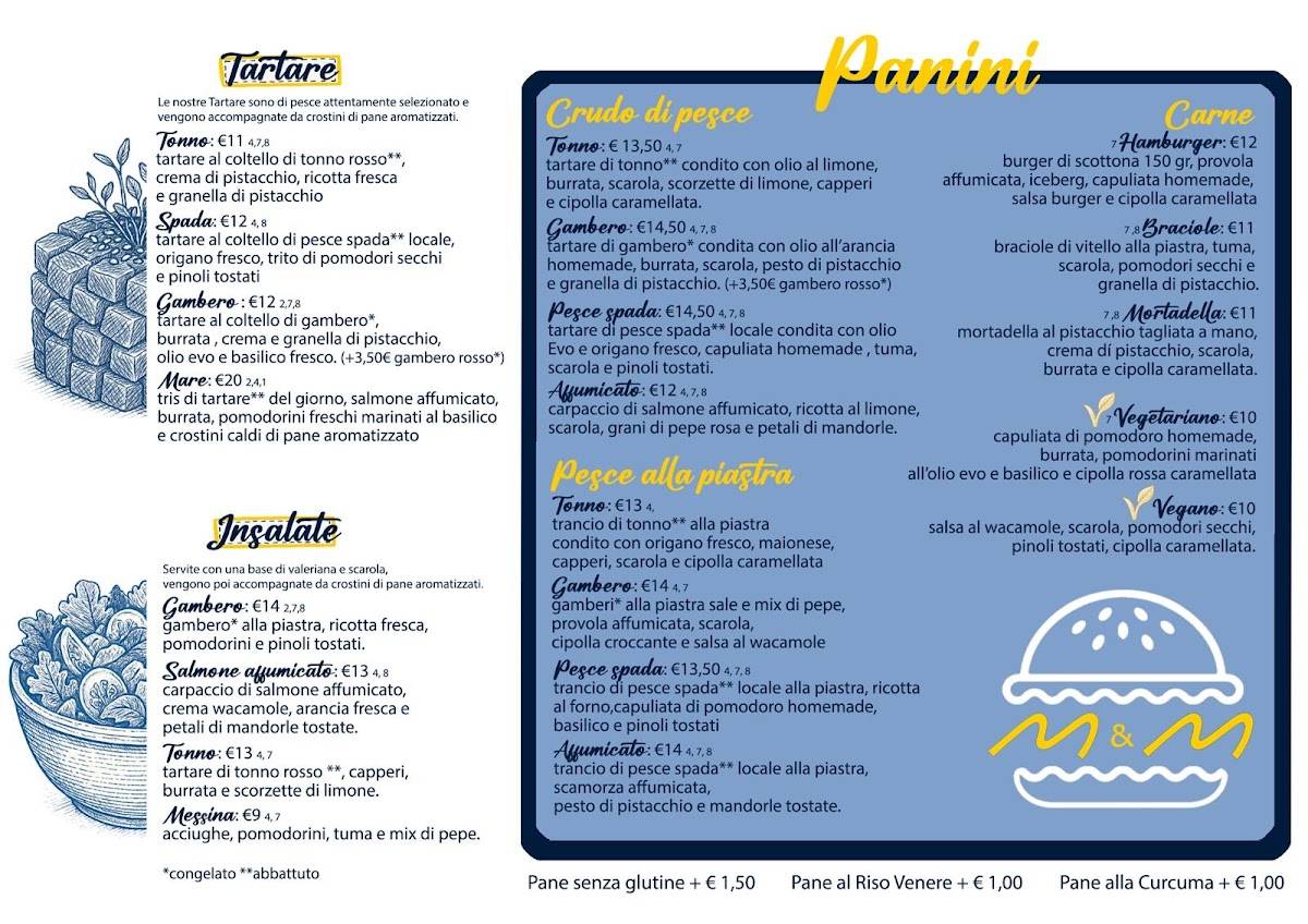 Menu di Mari & Muddichi Gourmet 