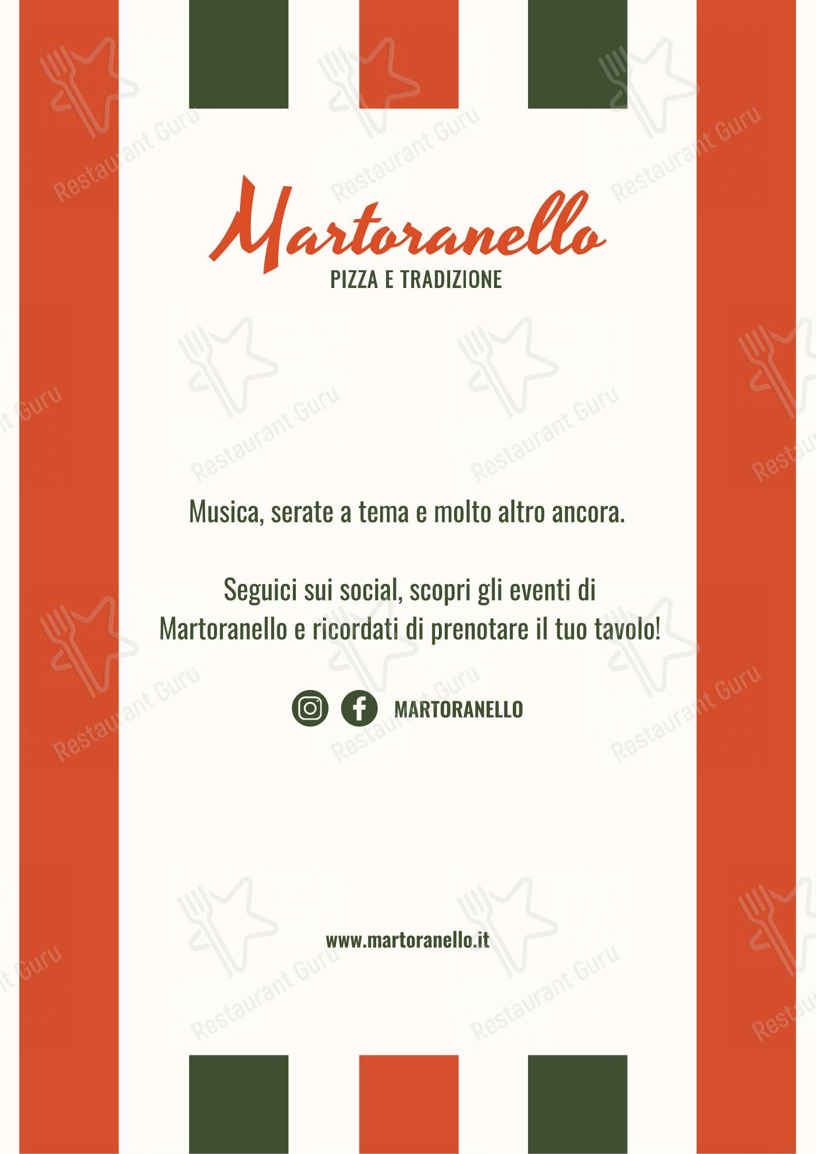 菜单 per Martoranello - Ristorante Pizzeria ristorante