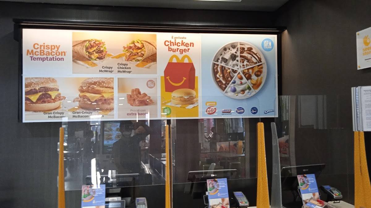 Menu di McDonald's Roma Romanina 