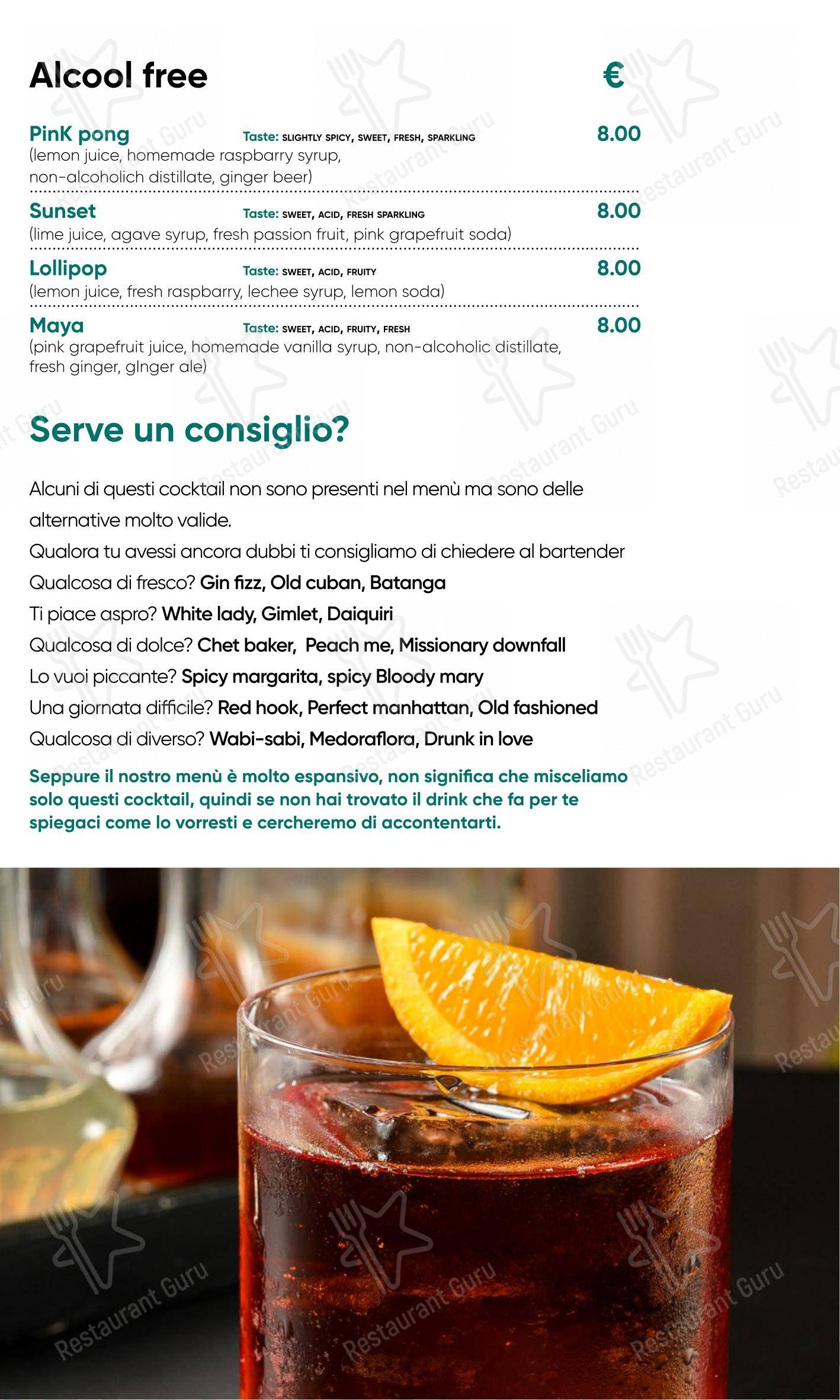 Основное меню per Medòra ristorante