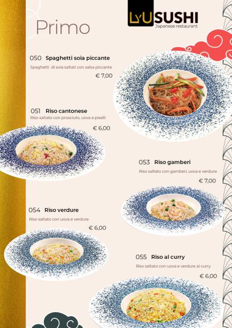 Menu di LyU Sushi Experience 