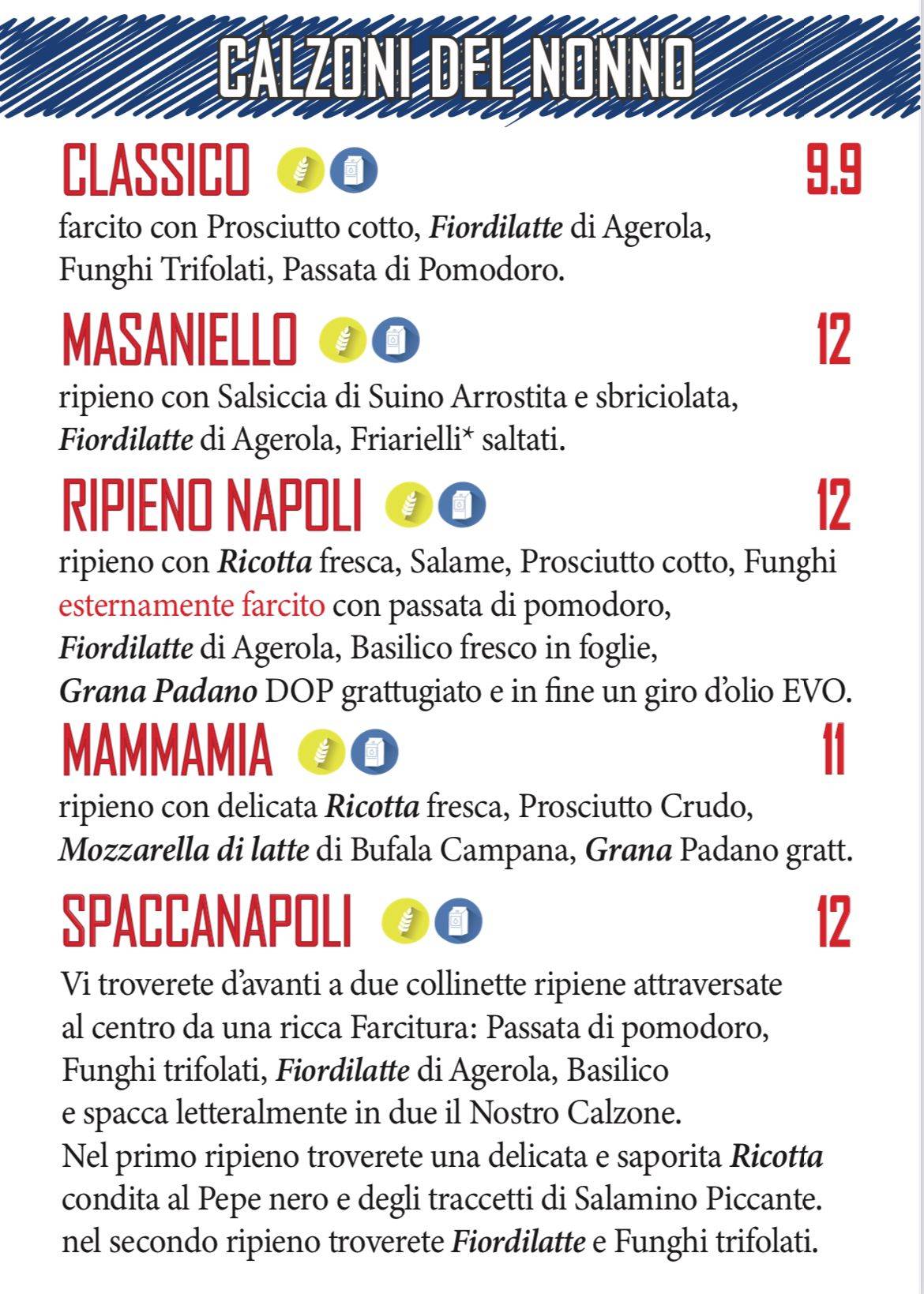 Menu di Metropizza Da Nonna Bomba 