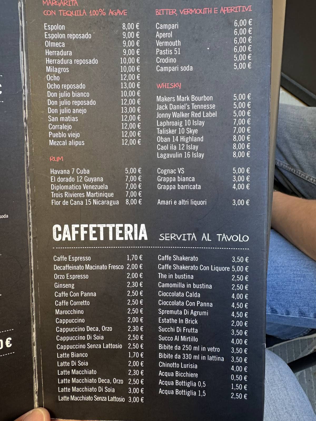 Menu di Metropolitan café 