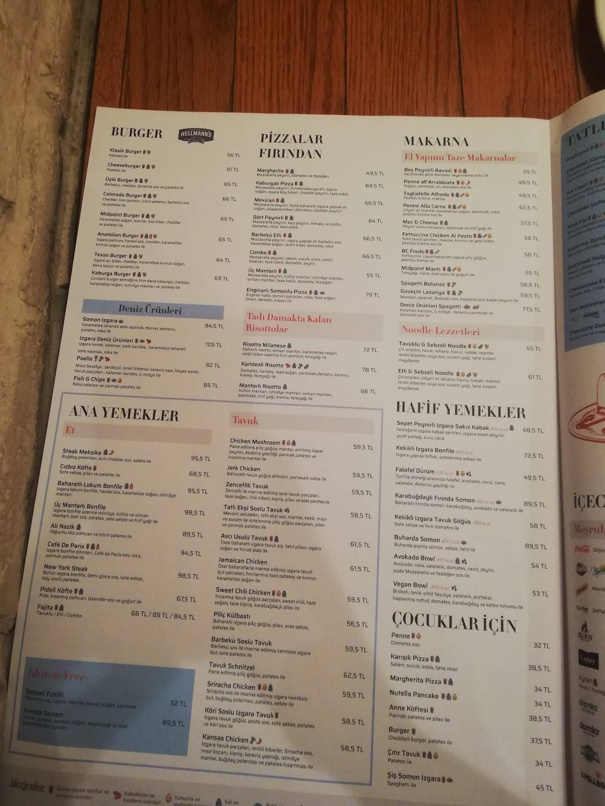 Menu de Midpoint
