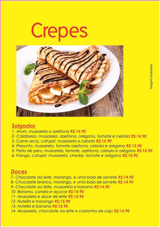 Milk Shake e Companhia Planaltina DF cardápio