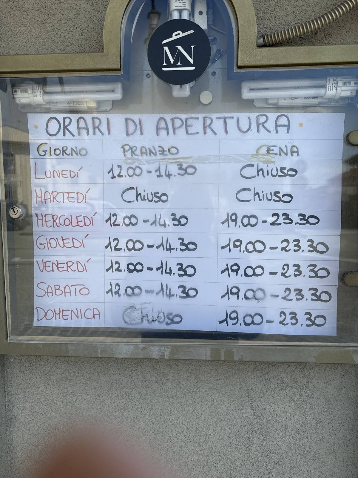 Menu di Miseria e Nobiltà 