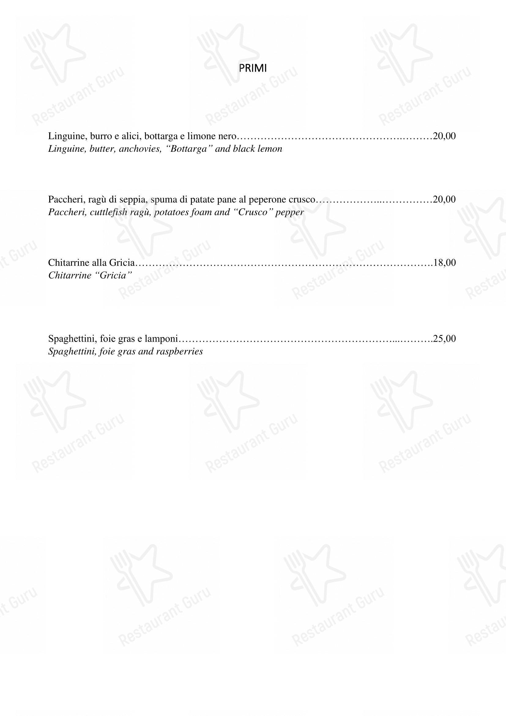 Menu per Moma pub & bar