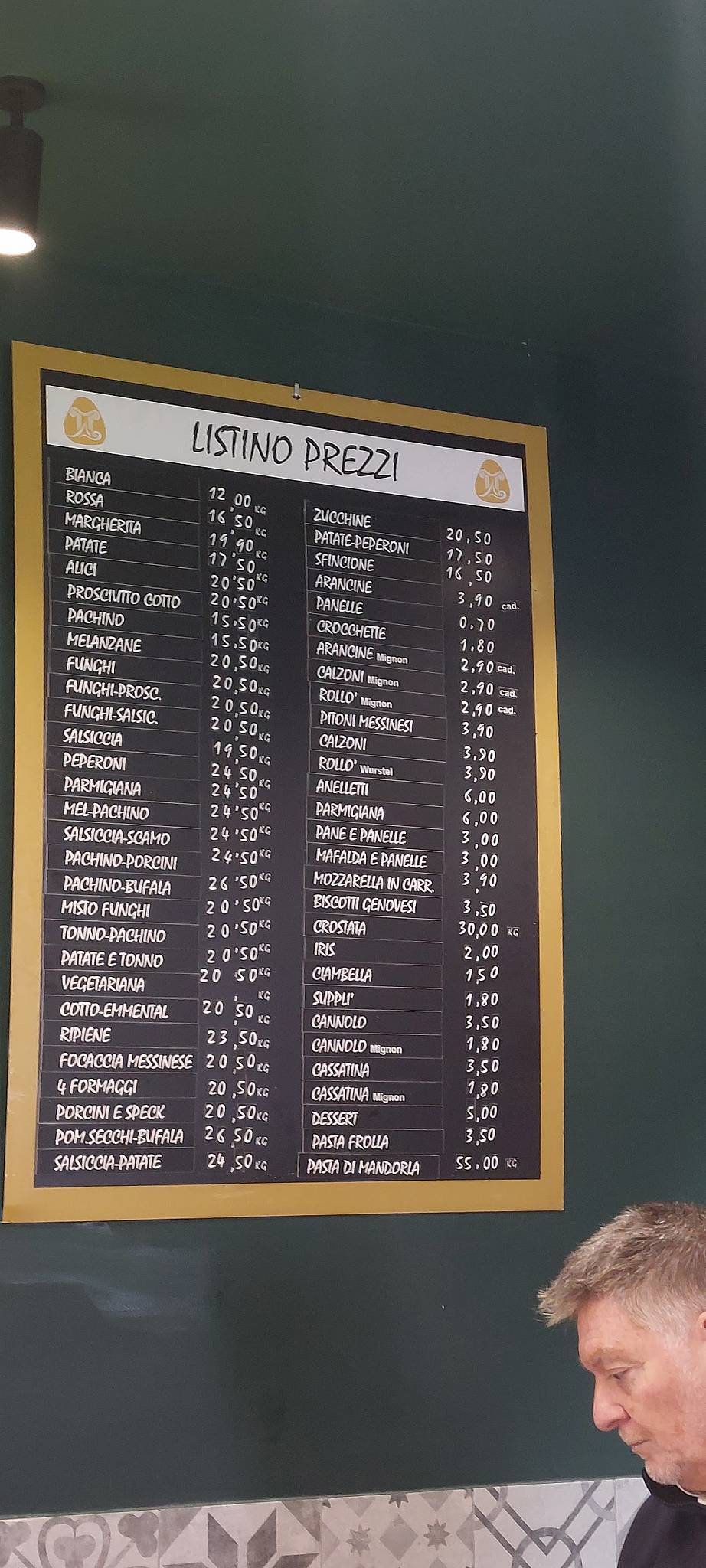 Menu di Mondo arancina Flaminia 
