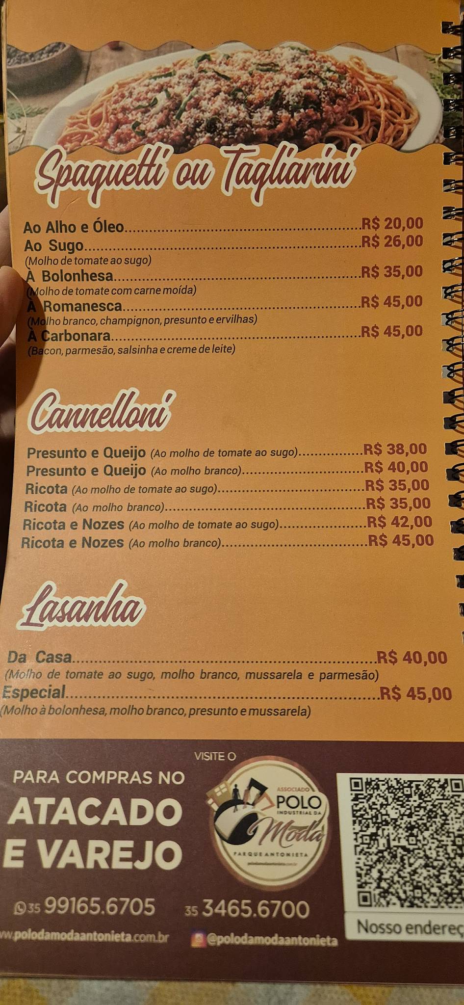 Pizzaria do Roberto cardápio