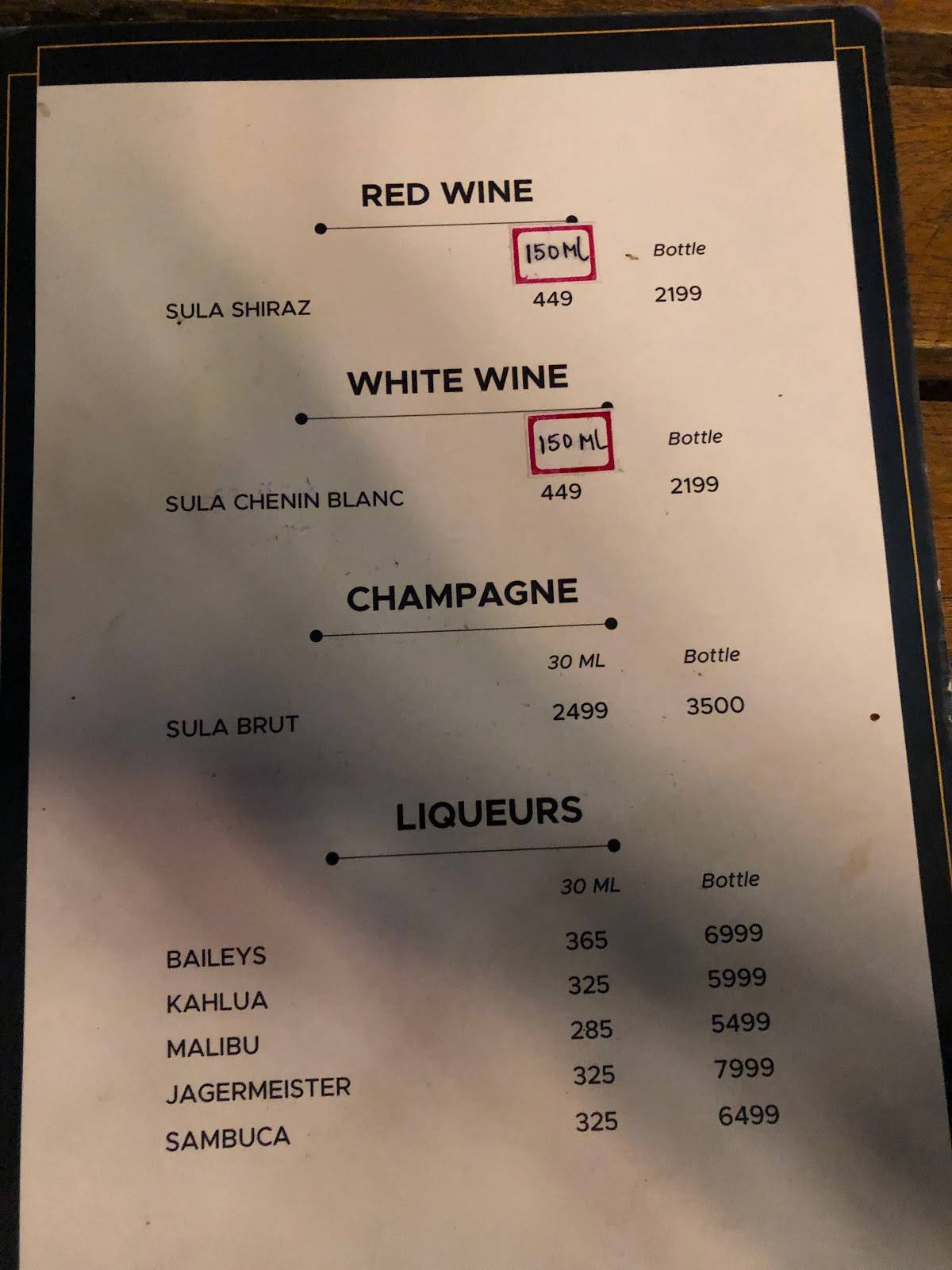 Moon Bean Cafe & Bar menu