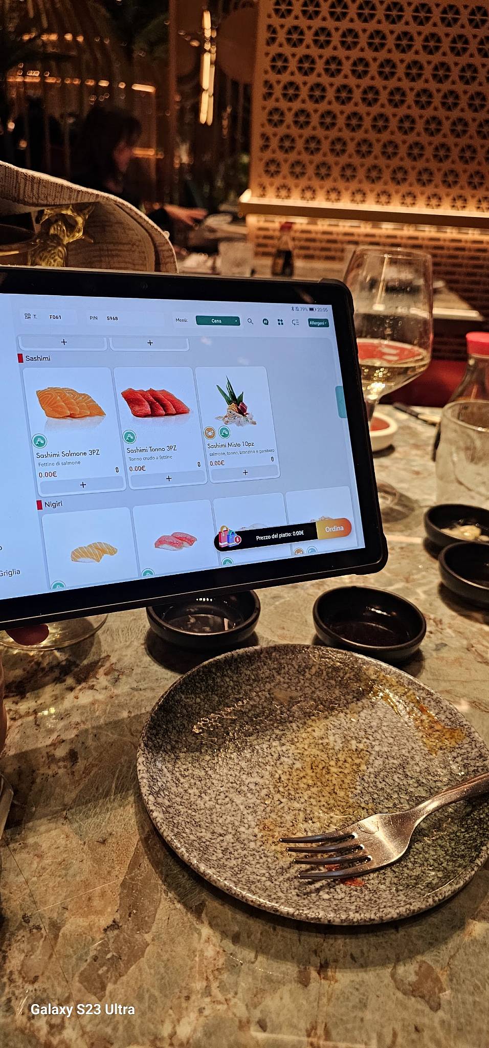Menu di Ristorante Moon 