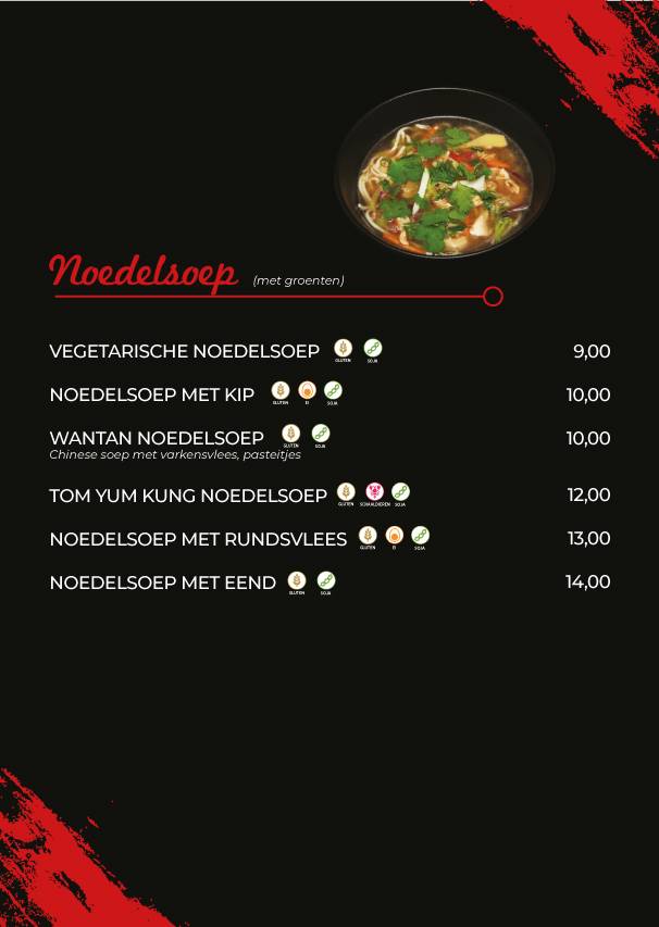 Menu de Moshi Sushi Wok & grill