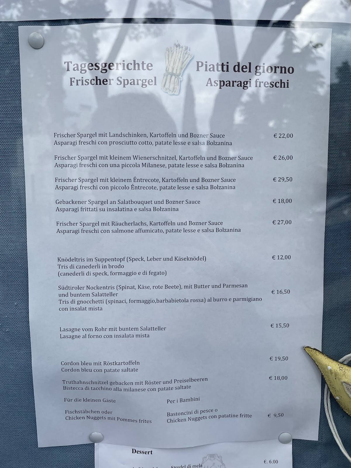 Menu di Mösl 