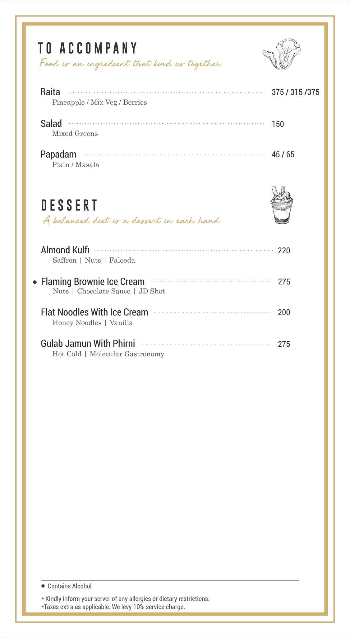 Moti Mahal Delux - Greater Kailash 2 menu