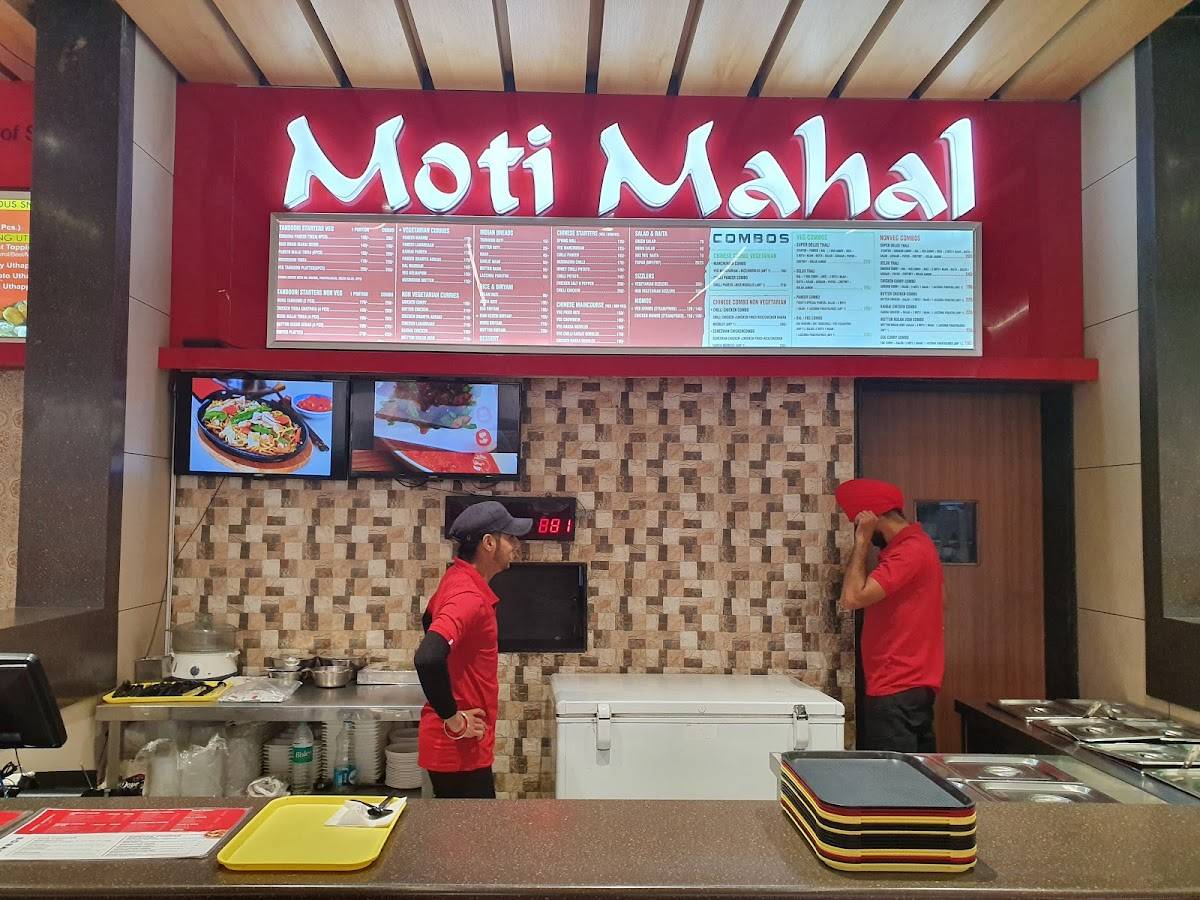 Moti Mahal Deluxe menu