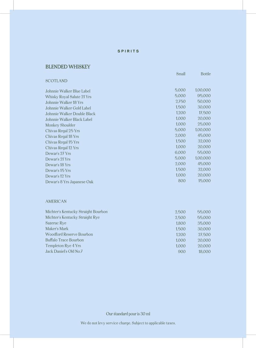 AER menu